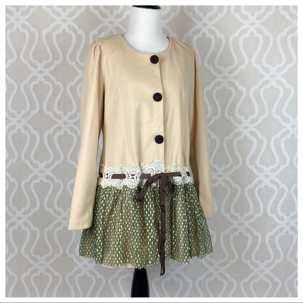 Hepburn 50's Classic Pea Coat Dress - Picture 2 of 8